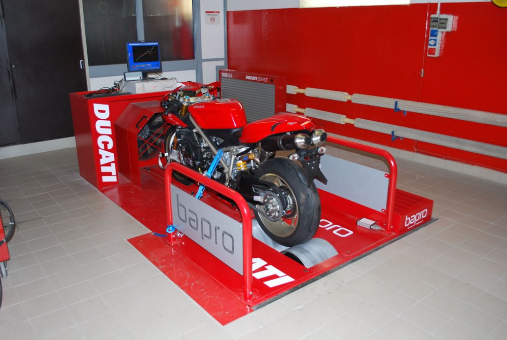 2 Rollers High Performance Motorcycle Dyno Machines | Bapro